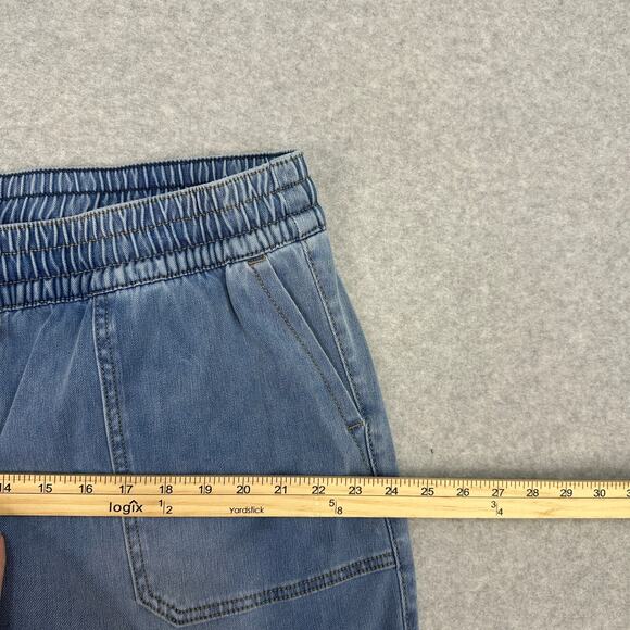 Lane Bryant Denim Short Sz 16 Blue Pull-On Stretch High Rise Plus Light Wash - Picture 8 of 12